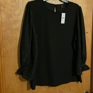 Black fancy blouse